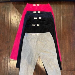 LOT OF 5 Girls Gap Cropped Regular Pants Leggings Size 8